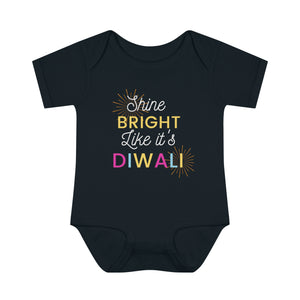 Diwali Infant Baby Rib Bodysuit
