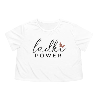 Ladki Power Women's Cropped Tee