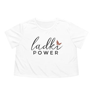 Ladki Power Women's Cropped Tee