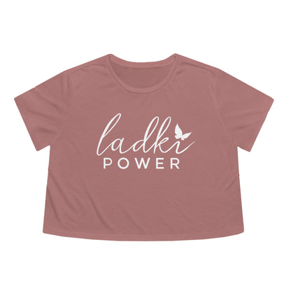 Ladki Power Women's Cropped Tee