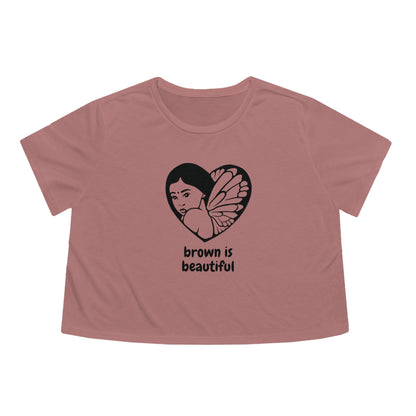 Brown is Beautiful Cropped Women's tee