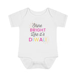 Load image into Gallery viewer, Diwali Infant Baby Rib Bodysuit
