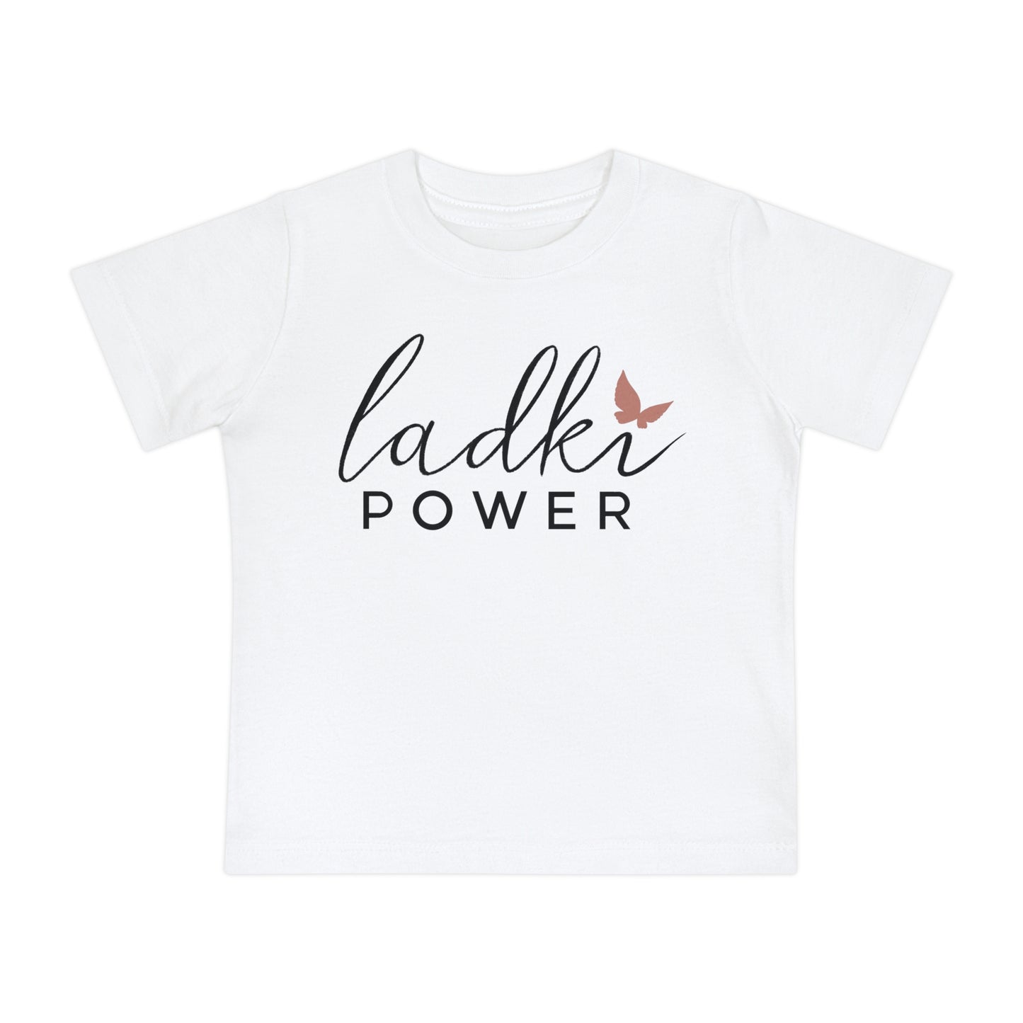 Ladki Power Baby Sleeve T-Shirt