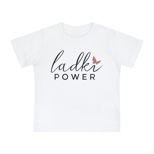 Ladki Power Baby Sleeve T-Shirt