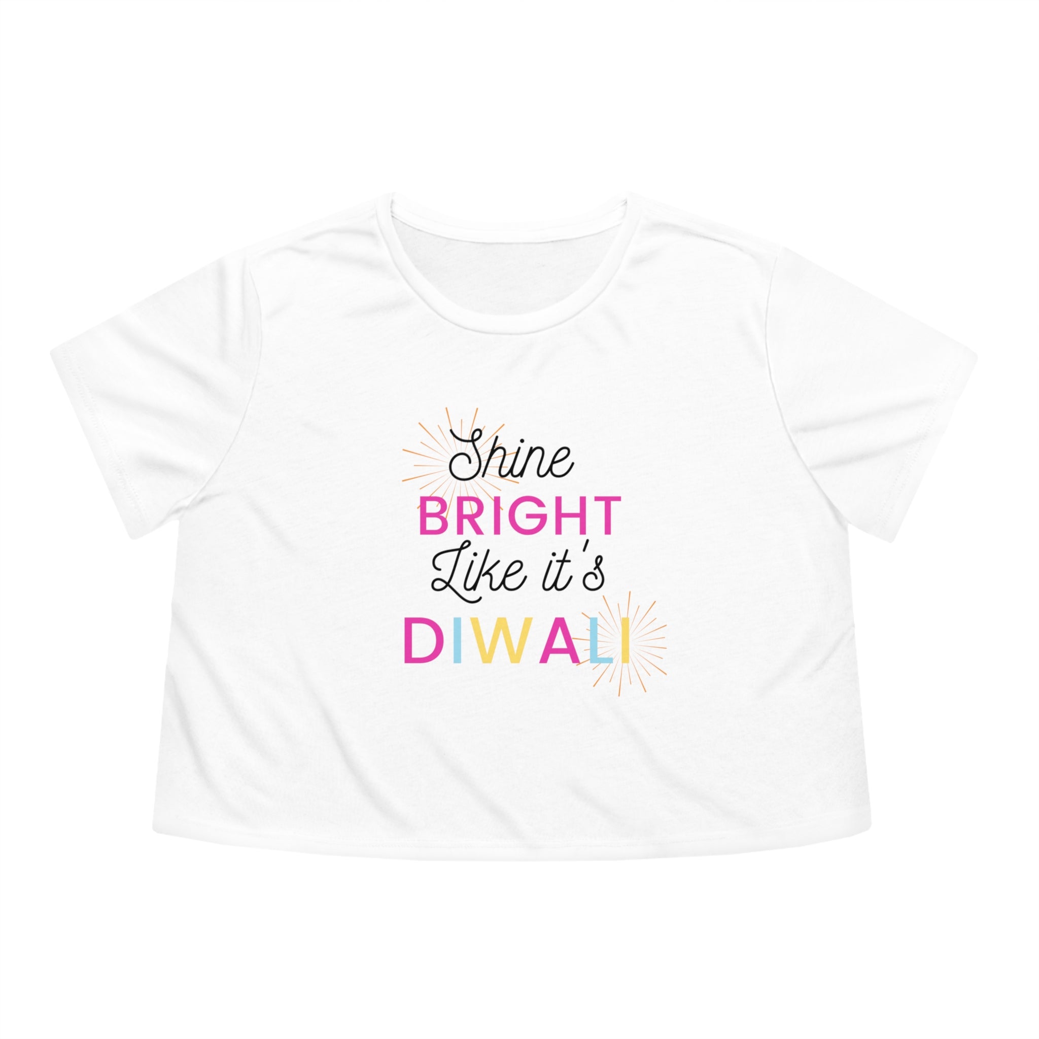 Women's Diwali cropped tee