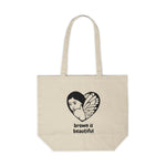 Load image into Gallery viewer, Brown is beautiful - Canvas Tote
